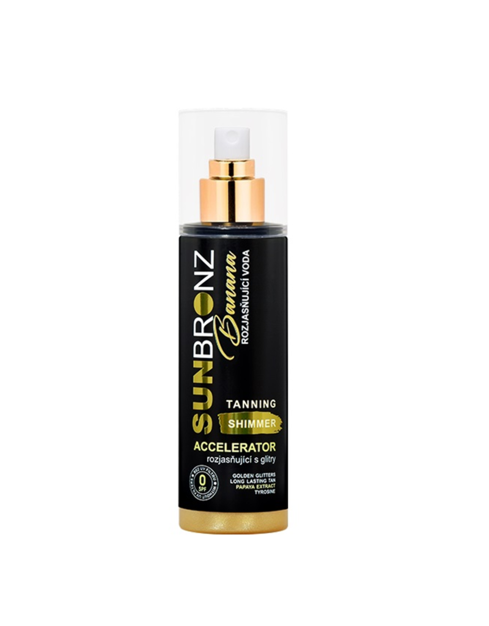 SUNBRONZ Bruiningsversneller met Glinsterend Effect met de Geur van Banaan