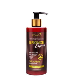 BRONZE Express Zonnebank lotion, voor een stralende gebruinde huid.