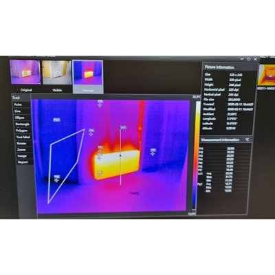 OMTools TIC-22  met 320 x 240 Pixels,