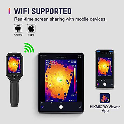 HIKMICRO B21LS Wärmebildkamera mit 256×192 pixels, 37.2°×50°, NETD<40mk, 25 Hz,