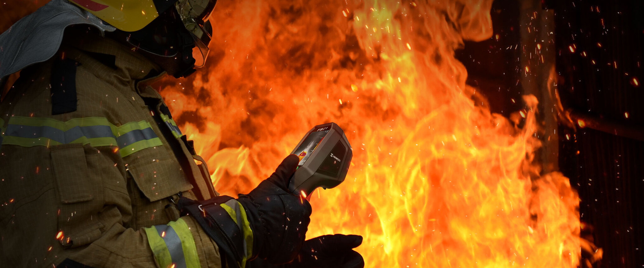 Warmtebeeldcamera voor brandweer