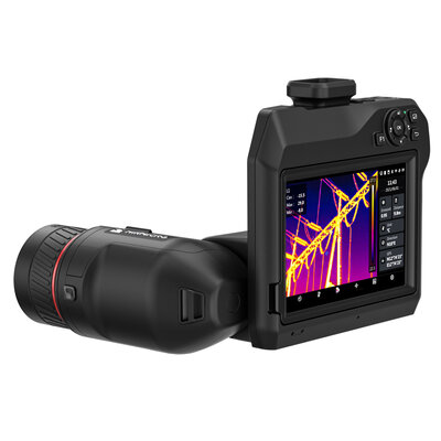 HIKMICRO SP120H-L25 met  1280x1024 pixels 25°×20° kijkhoek, Auto/manual focus, NETD<20mk, 30 Hz, 13MP visible camera