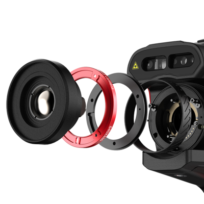Guide De Hammer H2  met 256x192  thermische pixels en -40 tot 650 °C , autofocus
