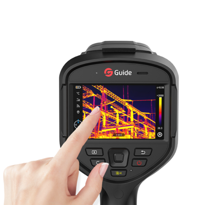 Guide De Hammer H2  met 256x192  thermische pixels en -40 tot 650 °C , autofocus