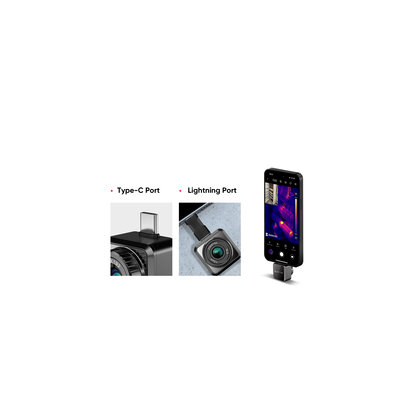 HIKMICRO Mini2Plus V2 met 256x192 Thermische pixels, Focuseerbaar, 25Hz, USB-C voor iOS en Android
