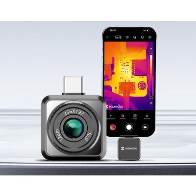 HIKMICRO Mini2Plus V2 met 256x192 Thermische pixels, Focuseerbaar, 25Hz, USB-C voor iOS en Android