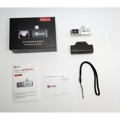 Guide Sensmart MobIR Air USB-C voor Android met 120 x 90 pixels, vaste focus met een kijkhoek van 50°