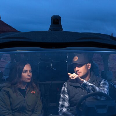 OMTools Dark 30 Defiance LT-384PTZ Vehicle Mounted Thermal Camera 384 x 288 pixels, incl. 10"LCD screen