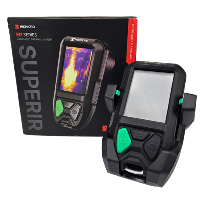 HIKMICRO FP21 Brandbestrijding warmtebeeldcamera met 256*192 thermische pixels, incl. oplaad station voor in de Brandweerwagen en lenyard voor aan de jas.