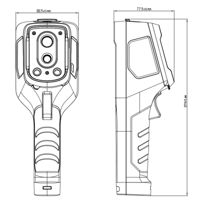 Guide Sensmart E4S Wärmebildkamera mit einer IR-Auflösung von 384 x 288, 15mK Empfindlichkeit