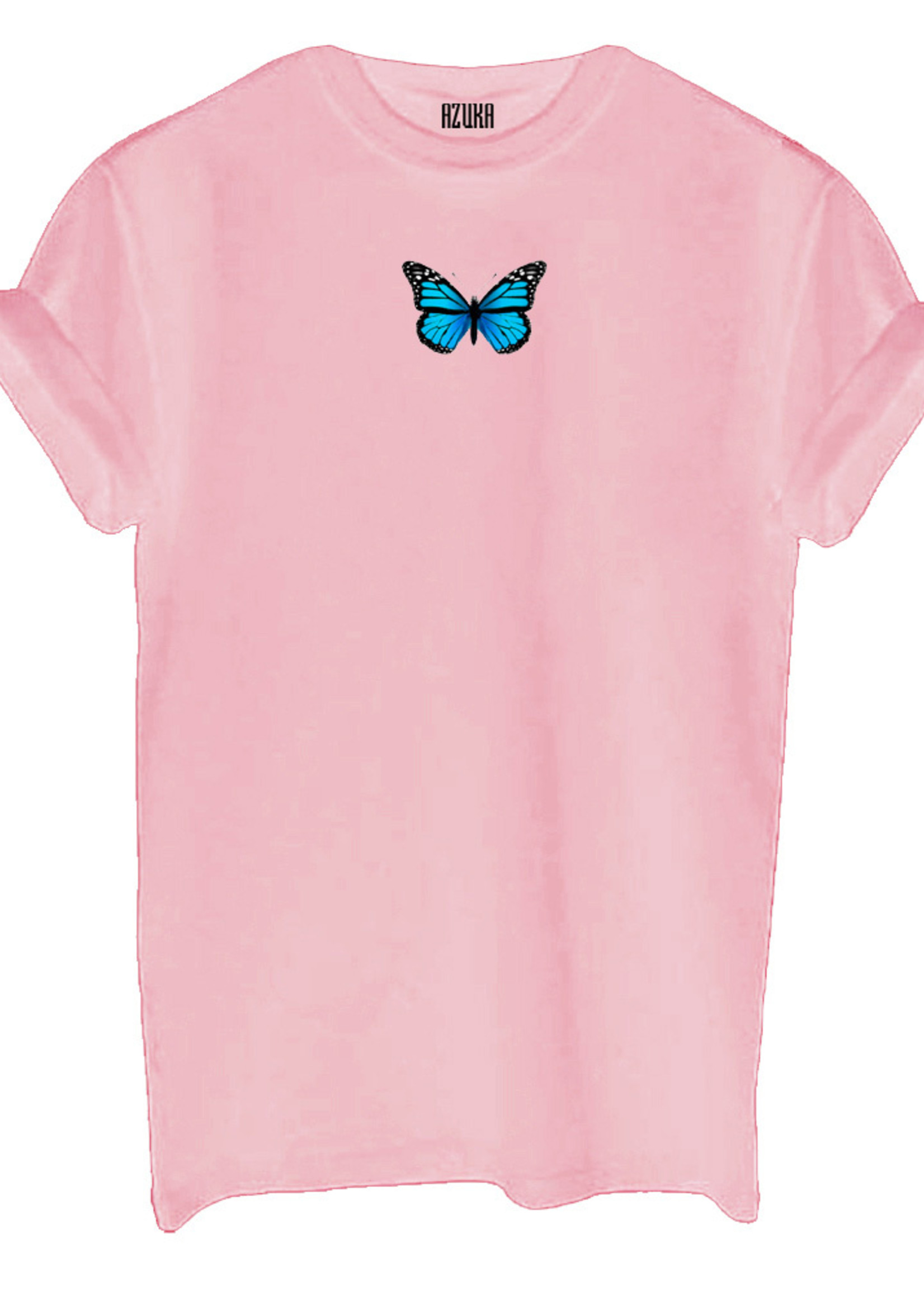 Azuka Shirt vlinder roze