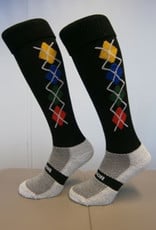 Tudor TS910 " Coolmax" Long Socks with Diamond Jacquard Design