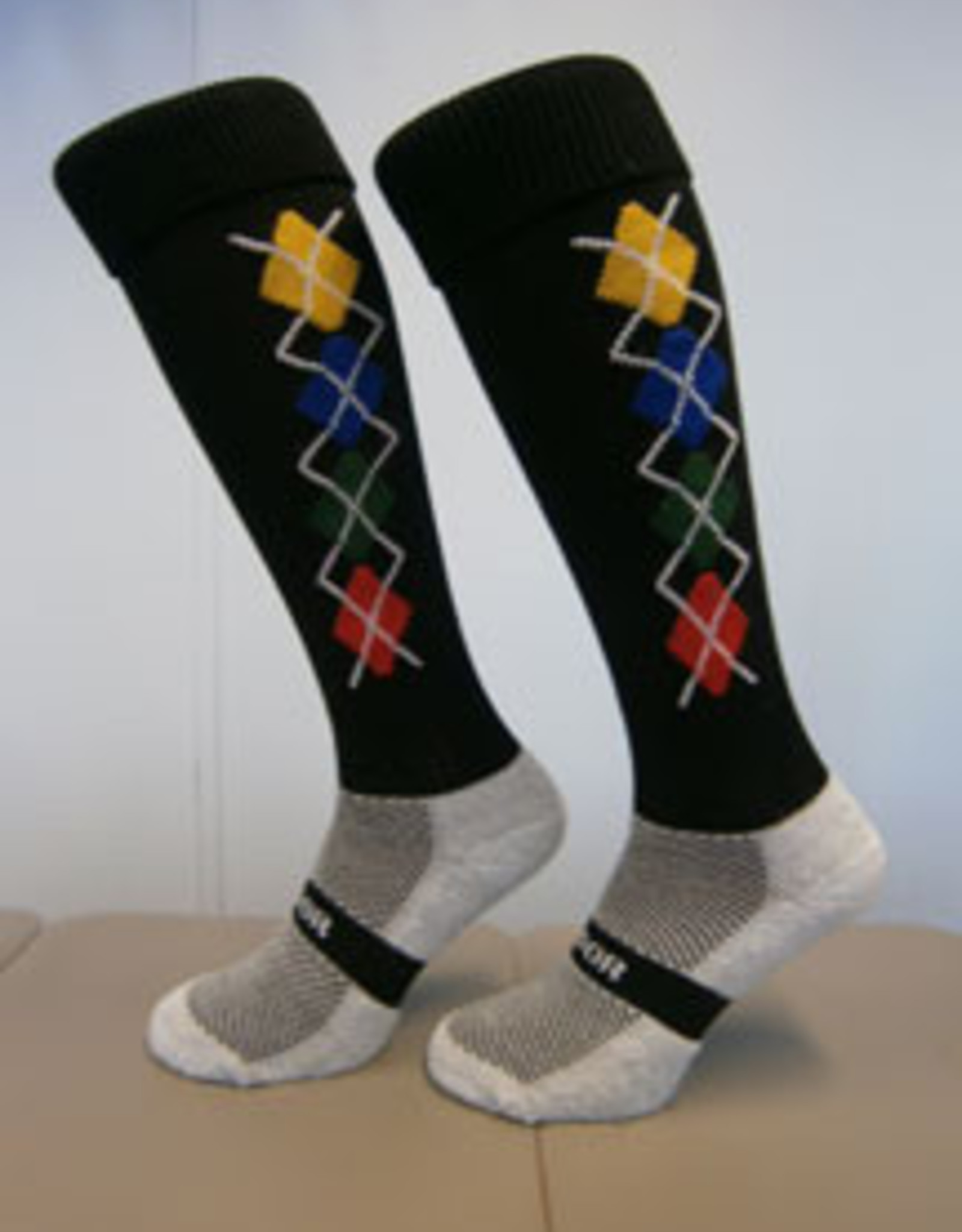 Tudor TS910 " Coolmax" Long Socks with Diamond Jacquard Design