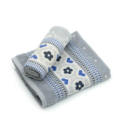 Bunzlau Castle Bunzlau Castle tea towel blossom grey Bunzlau Castle Bunzlau Castle tea towel blossom grey