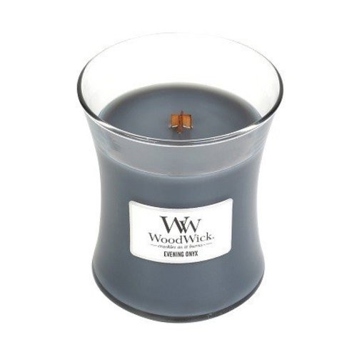 WoodWick WoodWick Medium Candle Evening Onyx WoodWick WoodWick Medium Candle Evening Onyx