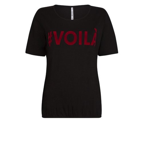 ZOSO ZOSO Voila T shirt with print black/red ZOSO ZOSO Voila T shirt with print black/red