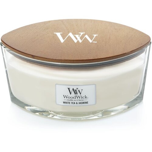 WoodWick WoodWick Ellipse HearthWick® White Tea & Jasmine WoodWick WoodWick Ellipse HearthWick® White Tea & Jasmine