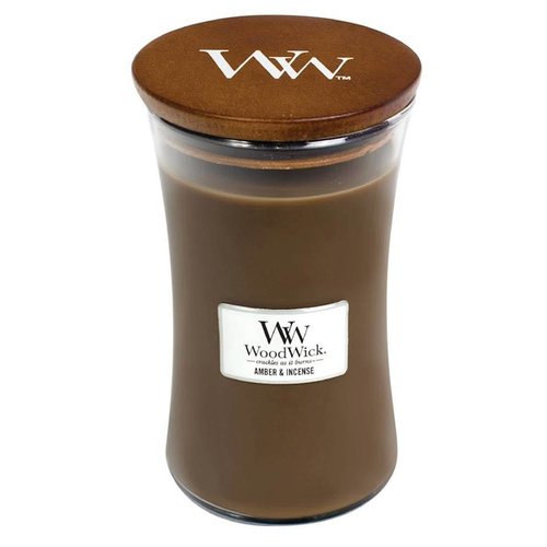 WoodWick WoodWick Large Candle Amber & Incense WoodWick WoodWick Large Candle Amber & Incense