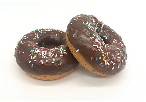 Chocolade Donuts met Sprinkels 2 stuks 