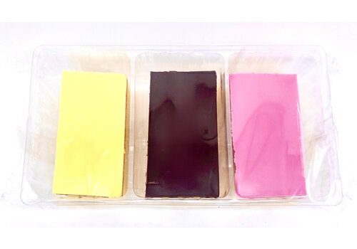 Gekleurde cakekoeken 3 stuks 