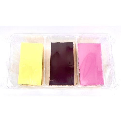 Gekleurde cakekoeken 3 stuks 