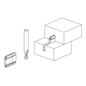 OVVO V-0930 permanent solo connector 5.000 pieces