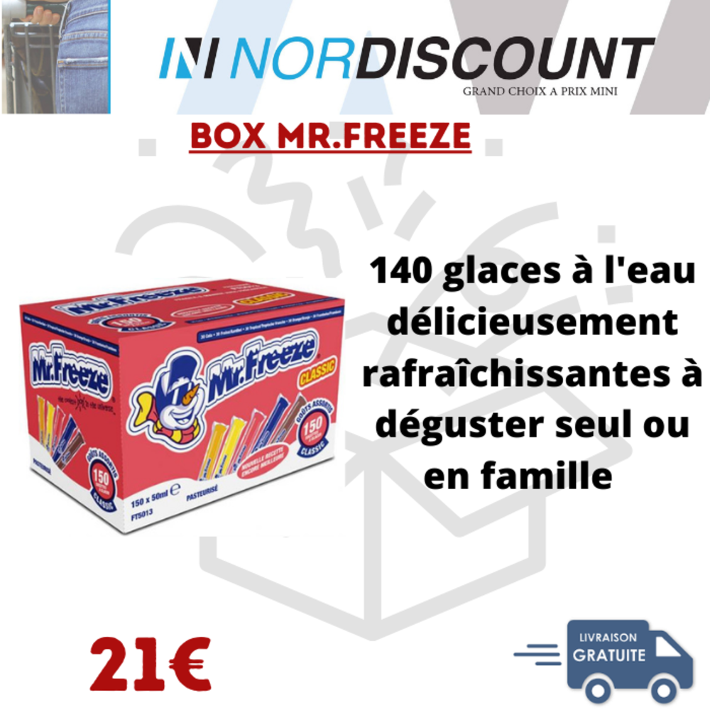 MR freeze BOX Mr Freeze 140pc