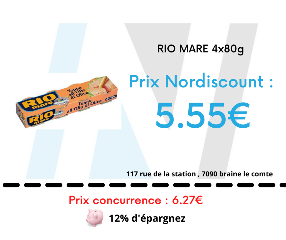 Rio mare RIO MARE 4x80g