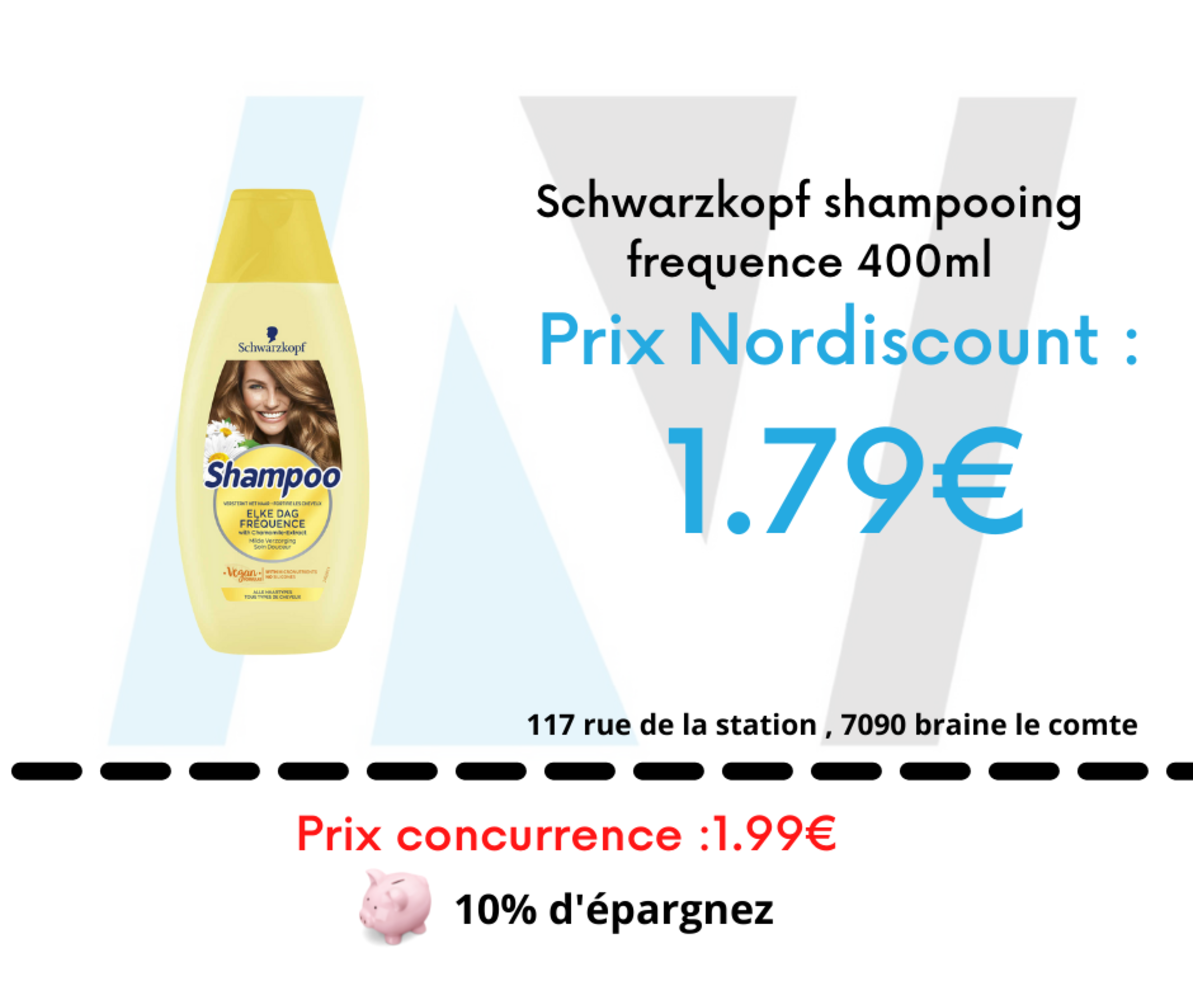 Schwarzkopf Schwarzkopf shampooing frequence 400ml