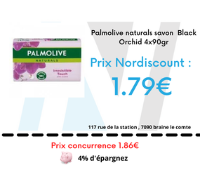 Palmolive Palmolive naturals savon  Black Orchid 4x90gr
