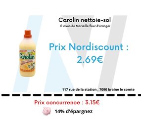 carolin Carolin au savon de marseille 1L