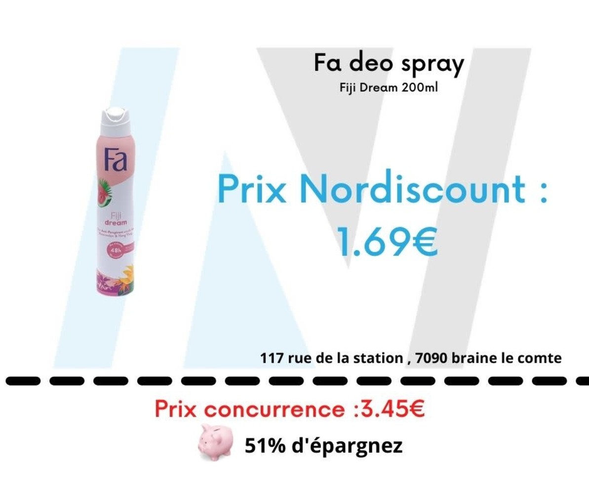 Fa Fa deospray 200ml fiji dream