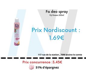 Fa Fa deospray 200ml fiji dream