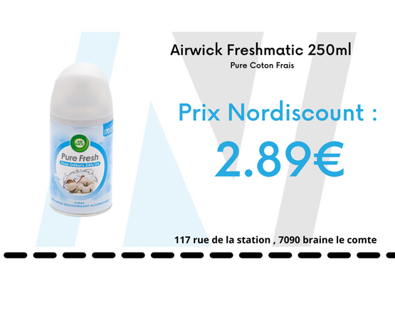 Airwick Airwick Freshmatic 250ml  Pure Coton Frais