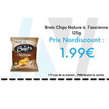 Brets Brets Chips Nature à  l'ancienne 125g