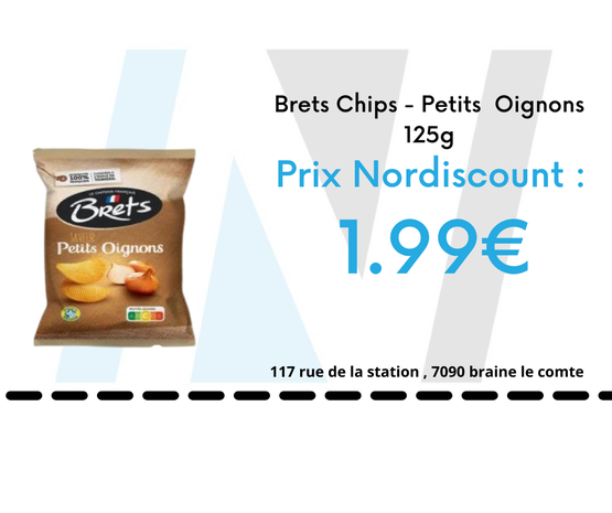 Brets Chips - Petits  Oignons 125g