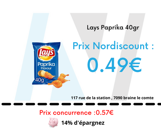 Lay's Lays Paprika 40gr