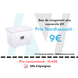 Bac de rangement plus couvercle 80l