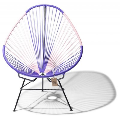 Bicolor Acapulco Chair in purple & pink