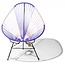 Acapulco Chair in Purple & Pink