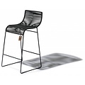 Barstool Zicatela in Black (Made w/ Recycled PVC)