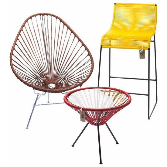 Barstool Zicatela in Yellow