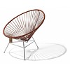 Condesa Chair Leather Edition, Chrome Frame