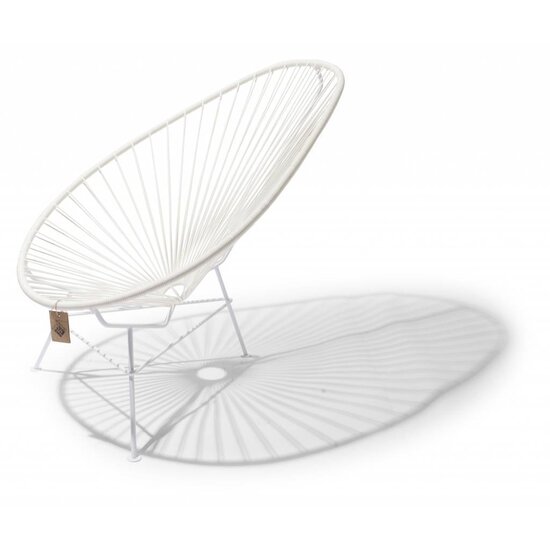 Silla Acapulco Acapulco Chair in White, White Frame