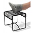 Xalapa Stool or Footrest in Black (Made w/ Recycled PVC)