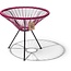 Table Japón in Violet Wine, Glass Table Top