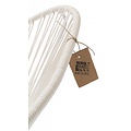 Acapulco Kids Chair in White, White Frame