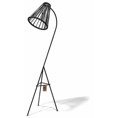 Kahlo Floor Lamp in Black (Made w/ Recycled PVC)