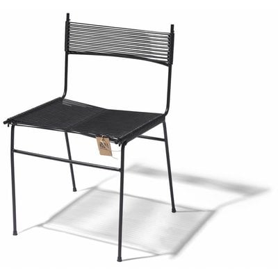 Polanco Dining Chair in Black (Made w/ Recycled PVC)