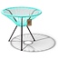 Table Japón in Light Turquoise, Glass Table Top